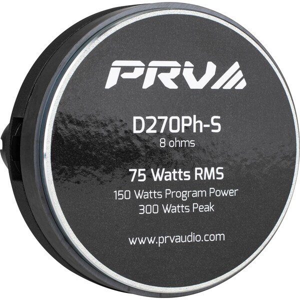 Main product image for PRV Audio D270Ph-S 1" Phenolic Compression Driver 8 Ohm 1-3/8"-18 TPI294-2959